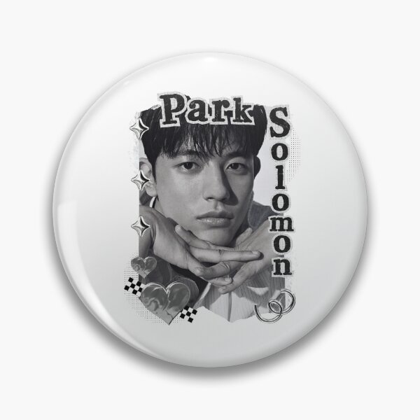 Item preview, Park Solomon (박솔로몬 / Lomon)  Korean Actor Kdrama Group Black and White Collage Digital Art Portrait designed and sold by AJUNICE STUDIO.