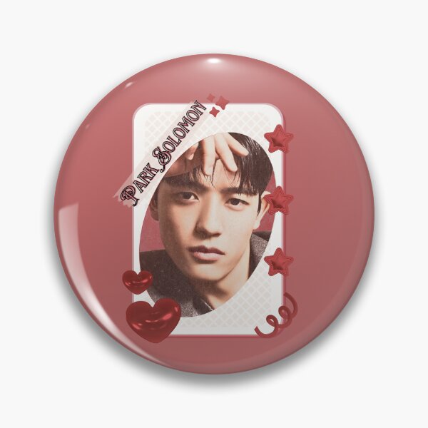 Item preview, Park Solomon (박솔로몬 / Lomon) Korean Actor Kdrama Group Card Red Aesthetic Collage Design designed and sold by AJUNICE STUDIO.