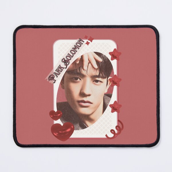 Item preview, Park Solomon (박솔로몬 / Lomon) Korean Actor Kdrama Group Card Red Aesthetic Collage Design designed and sold by AJUNICE STUDIO.