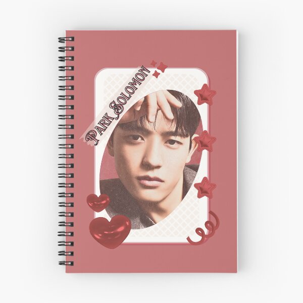 Item preview, Park Solomon (박솔로몬 / Lomon) Korean Actor Kdrama Group Card Red Aesthetic Collage Design designed and sold by AJUNICE STUDIO.