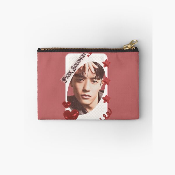Item preview, Park Solomon (박솔로몬 / Lomon) Korean Actor Kdrama Group Card Red Aesthetic Collage Design designed and sold by AJUNICE STUDIO.