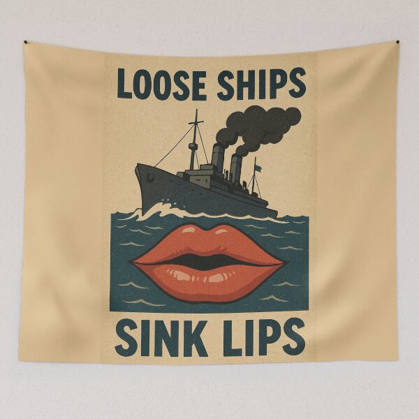 Item preview, Loose Ships Sink Lips designed and sold by Strikehounder.