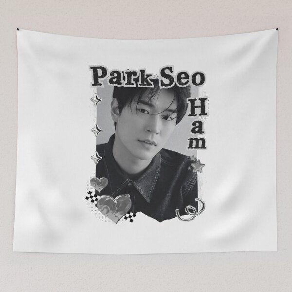 Item preview, Park Seo-ham (박서함) Korean Actor Kdrama Group Black and White Collage Digital Art Portrait designed and sold by AJUNICE STUDIO.