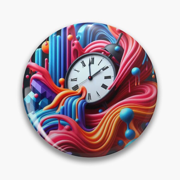 Artikelvorschau, Schmelzende Uhr Surreale abstrakte Kunst entworfen und verkauft von Zaphirelle.