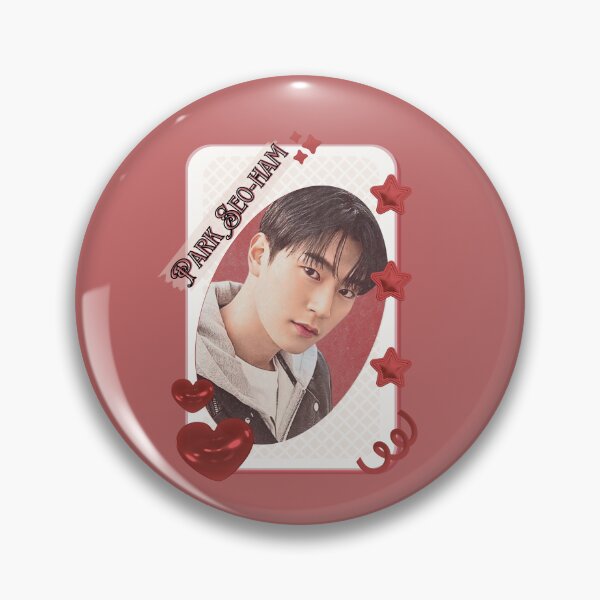 Item preview, Park Seo-ham (박서함) Korean Actor Kdrama Group Card Red Aesthetic Collage Design designed and sold by AJUNICE STUDIO.
