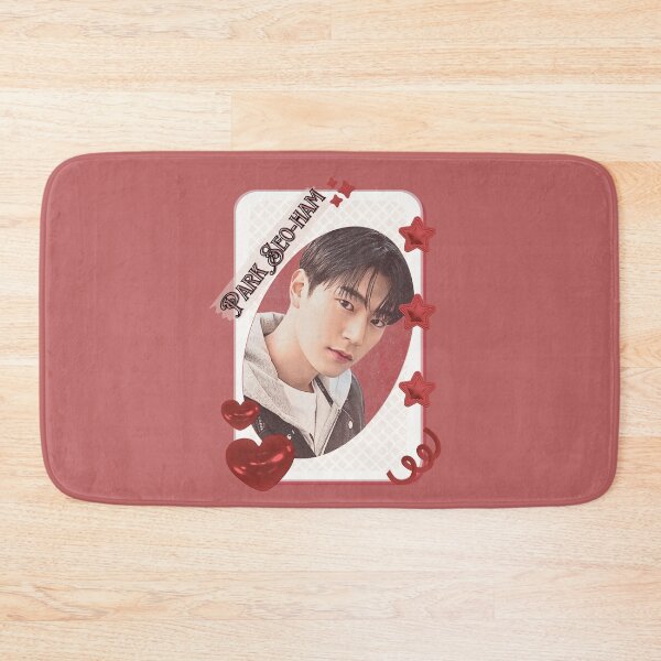 Item preview, Park Seo-ham (박서함) Korean Actor Kdrama Group Card Red Aesthetic Collage Design designed and sold by AJUNICE STUDIO.