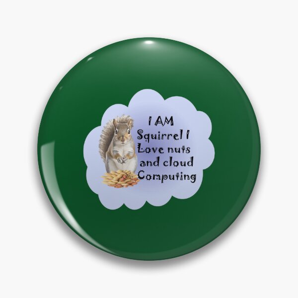 Item preview, Squirrel love nuts and cloud computing designed and sold by ElizaGraceWeddi.