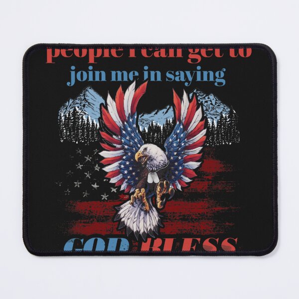 Item preview, I Wonder How Many People I Can Get To Join Me In Saying God Bless America designed and sold by ElizaGraceWeddi.