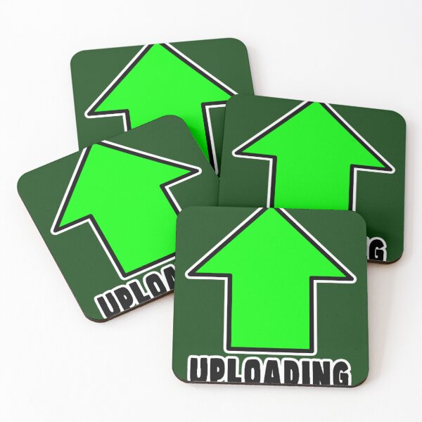 Item preview, Uploading Data Text Green Symbol Arrows designed and sold by ElizaGraceWeddi.