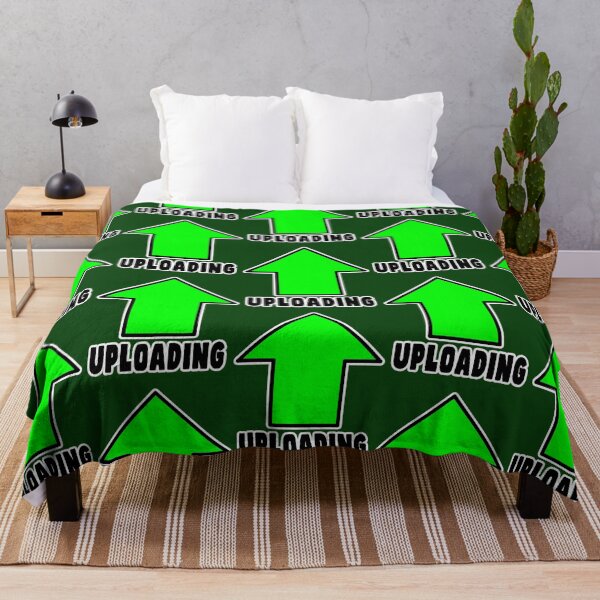 Item preview, Uploading Data Text Green Symbol Arrows designed and sold by ElizaGraceWeddi.