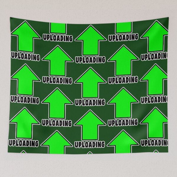 Item preview, Uploading Data Text Green Symbol Arrows designed and sold by ElizaGraceWeddi.