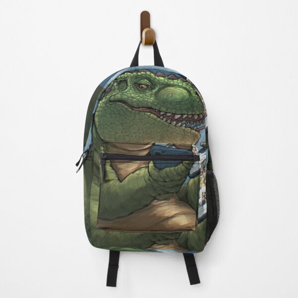 Item preview, Dinosaur Scrolling on Smartphone Under Sunny Skies designed and sold by YAM716.