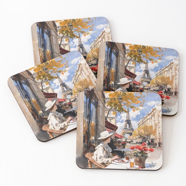 Item preview, La Vie de Café — Parisian Café Life designed and sold by FrancophileFun.