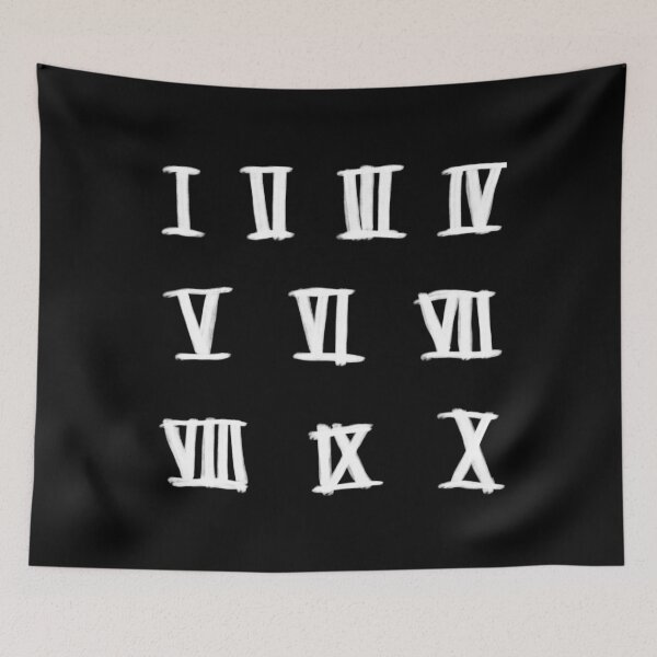 Item preview, Roman numerals 1 to 10 designed and sold by badlydrawnbabe.