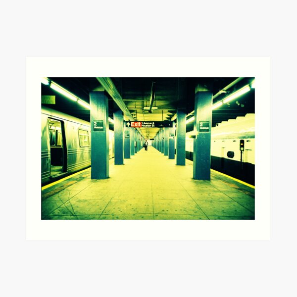 Subway Platform Art Print