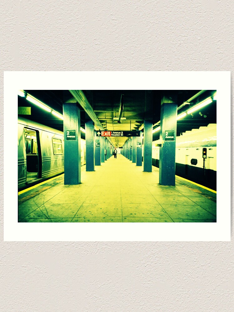 Alternate view of Subway Platform Art Print