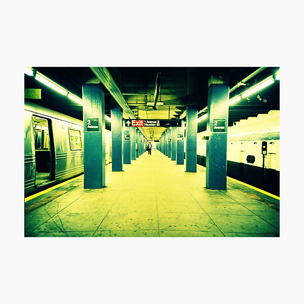 Subway Platform Photographic Print