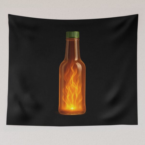 Item preview, Hot Sauce Bottle Of Fire designed and sold by ThoughtsInTheOpen.