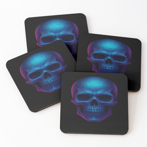 Item preview, Neon Skull – Electric Darkness designed and sold by alizo74.
