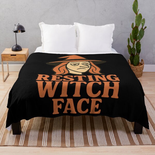 Item preview, Resting Witch Face – Funny Halloween Witch Design designed and sold by AddictiveDesign.