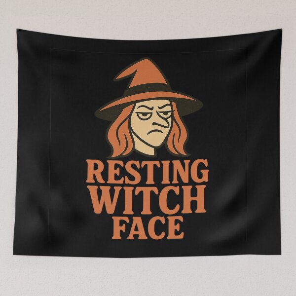 Item preview, Resting Witch Face – Funny Halloween Witch Design designed and sold by AddictiveDesign.