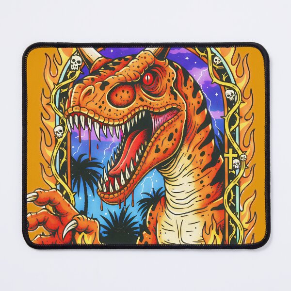 Item preview, Primal Carnage - Scary Vintage Carnotaurus Dinosaur designed and sold by CoffinsArt.