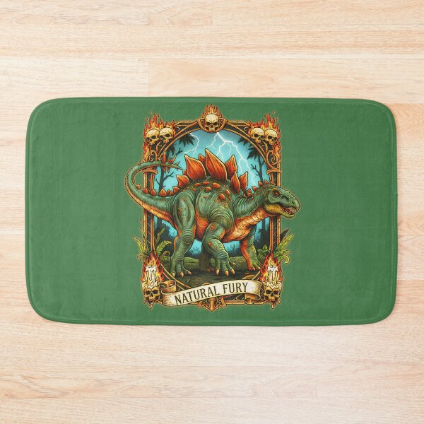 Item preview, Natural Fury - Dark Vintage Stegosaurus Dinosaur designed and sold by CoffinsArt.