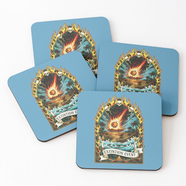 Item preview, Extinction Event - Dinosaurs Asteroid  Apocalypse designed and sold by CoffinsArt.