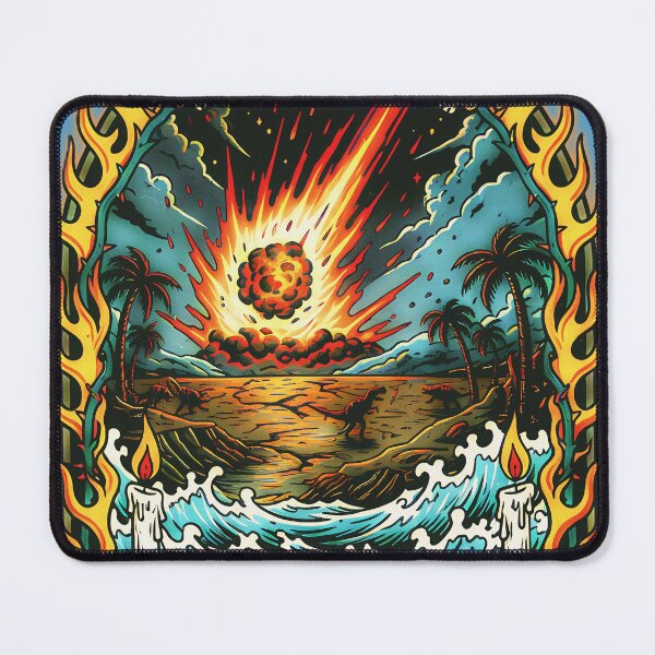 Item preview, Extinction Event - Dinosaurs Asteroid  Apocalypse designed and sold by CoffinsArt.