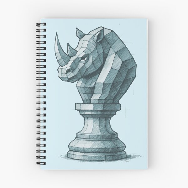 Item preview, Geometric Rhino Statue – Polygonal Stone Sculpture Design designed and sold by Pixel-Up.