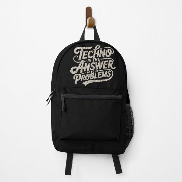 Item preview, Techno Is The Answer – Vintage Raver for DJs and Electronic Music Lovers designed and sold by paulo silveira.