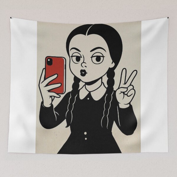Item preview, “Spooky Selfie Queen: When Gloom Goes Glam ??” designed and sold by Print Fiction.