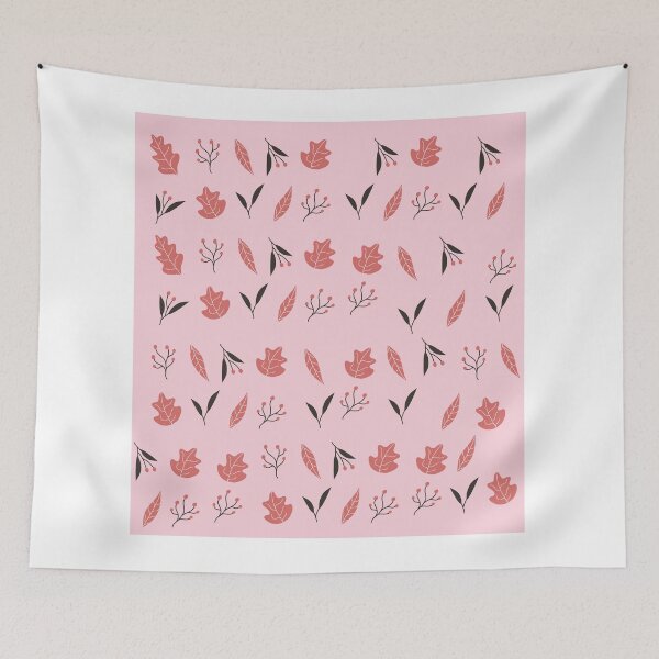 Item preview, Floral Pattern Flowers and Leaves Black designed and sold by Jamildesign.