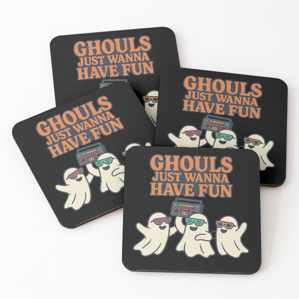 Item preview, Ghouls Just Wanna Have Fun – Funny Retro Halloween Ghost Design designed and sold by AddictiveDesign.