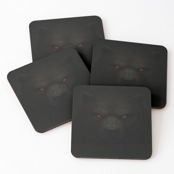 Item preview, Dark Fury – The Crimson-Eyed Polar Bear designed and sold by Mirkoniart.