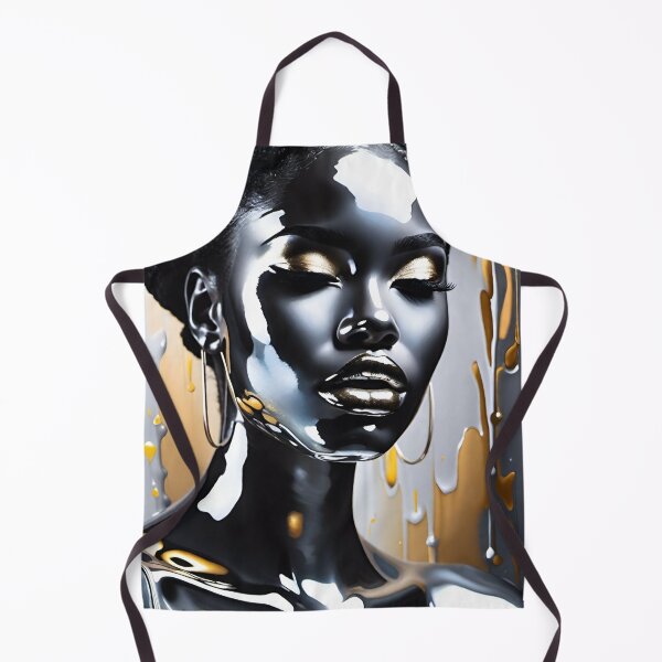 Item preview, Liquid Chrome Black Woman designed and sold by Demetria Matthews.