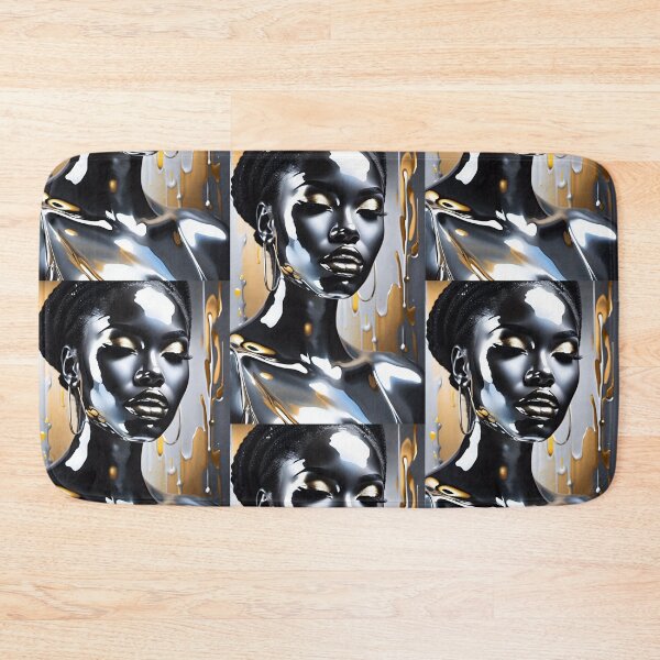 Item preview, Liquid Chrome Black Woman designed and sold by Demetria Matthews.