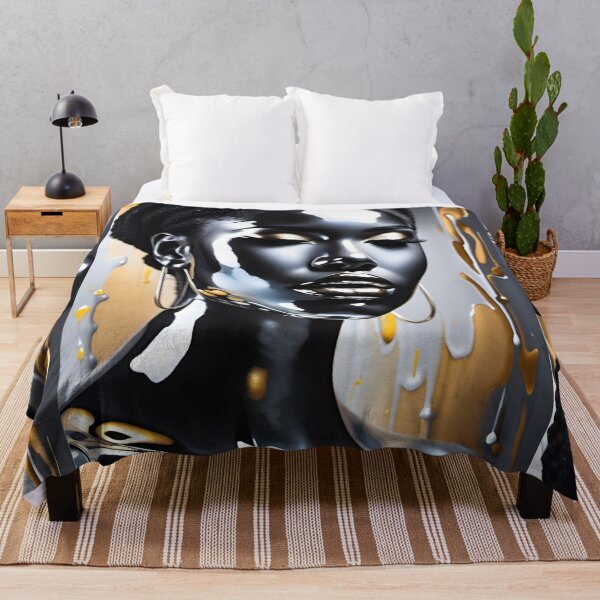 Item preview, Liquid Chrome Black Woman designed and sold by Demetria Matthews.