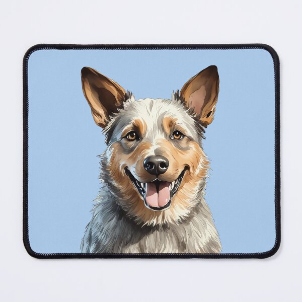 Item preview, Australian Cattle Dog Blue Heeler Puppy Watercolor (blue) designed and sold by Magnolia Valley Art.