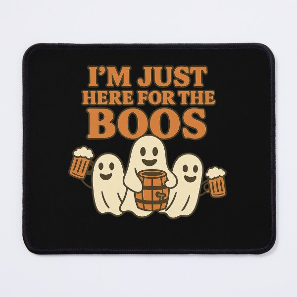 Item preview, I’m Just Here for the Boos – Funny Halloween Ghost Beer Design designed and sold by AddictiveDesign.