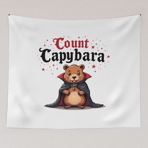 Item preview, Count Capybara Vampire Halloween T-Shirt designed and sold by relso.