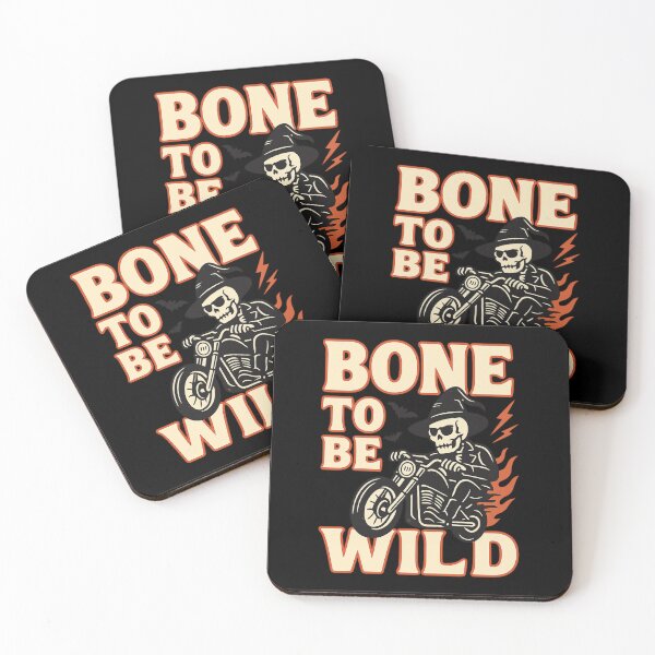 Item preview, Bone to Be Wild – Funny Skeleton Biker Halloween Design designed and sold by AddictiveDesign.