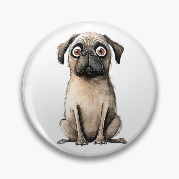 Item preview, I Love my startled Pug designed and sold by TeesandTops.