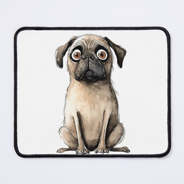 Item preview, I Love my startled Pug designed and sold by TeesandTops.