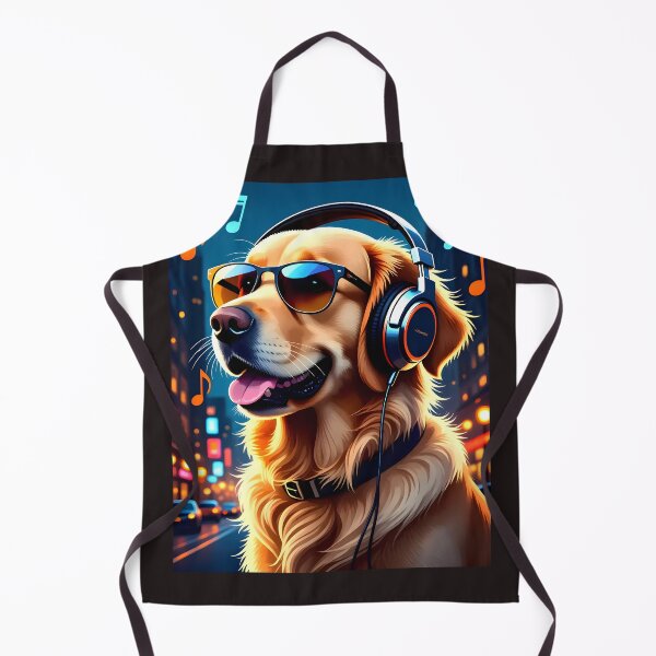 Item preview, Golden Retriever Nocturne designed and sold by Melody-Merch.