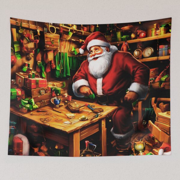 Item preview, Elves in the Workshop designed and sold by Zofia Sosnecka.