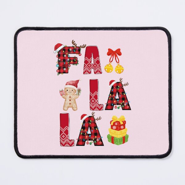 Item preview, Fa La La Christmas Design with Gifts and Jingle Bells designed and sold by Inkworksbyshery.