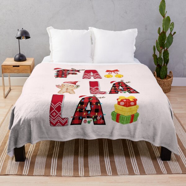 Item preview, Fa La La Christmas Design with Gifts and Jingle Bells designed and sold by Inkworksbyshery.