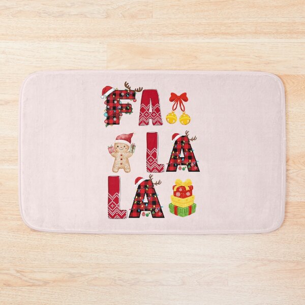 Item preview, Fa La La Christmas Design with Gifts and Jingle Bells designed and sold by Inkworksbyshery.