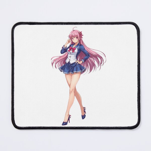 Item preview, Pink Haired Anime Girl – Elegant and Strong School Style Illustration designed and sold by Pigmentra.